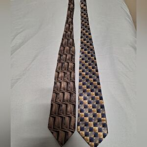 Pair of Puritan silk ties. Like new condition.